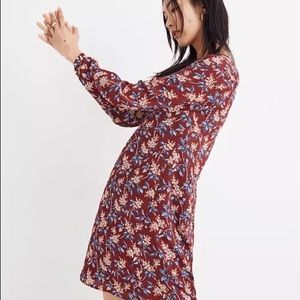 Madewell Button-Back Dress in Antique Floral